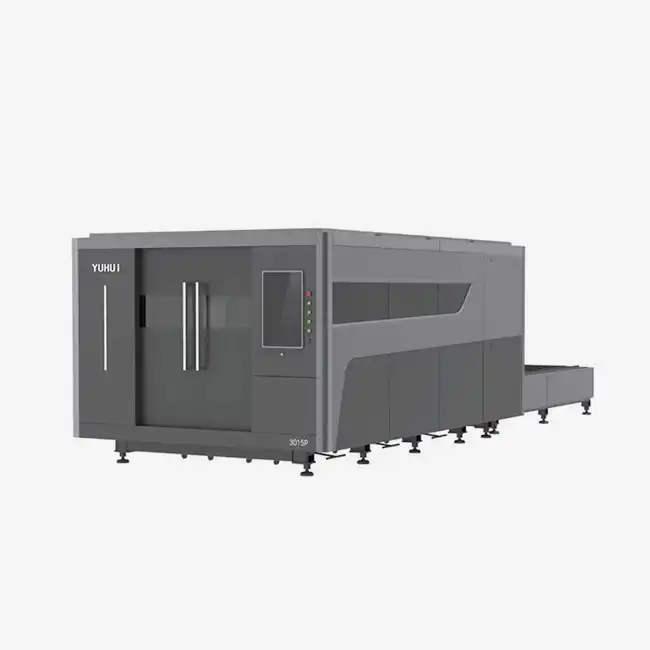 Which companies manufacture p-series fiber laser cutting machines?